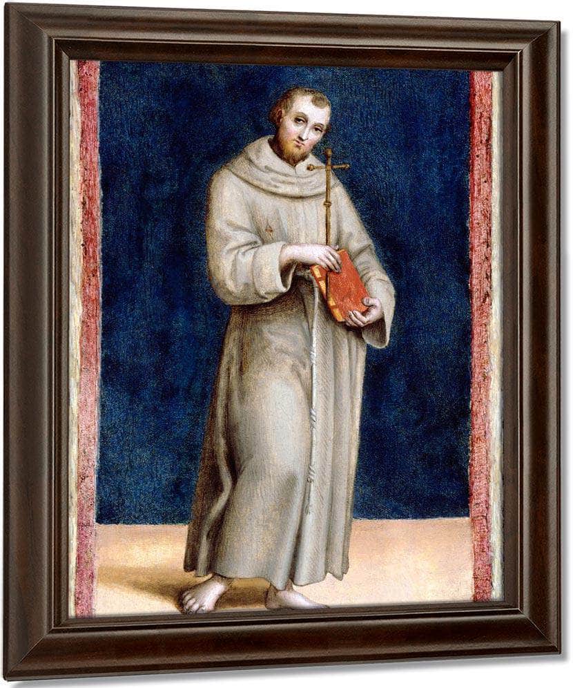 Saint Francis Of Assisi By Raphael Fine Art Print