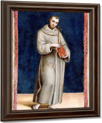 Saint Francis Of Assisi By Raphael Fine Art Print