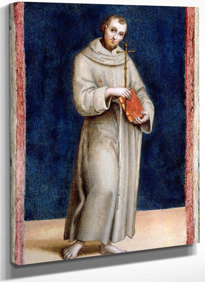 Saint Francis Of Assisi By Raphael Fine Art Print