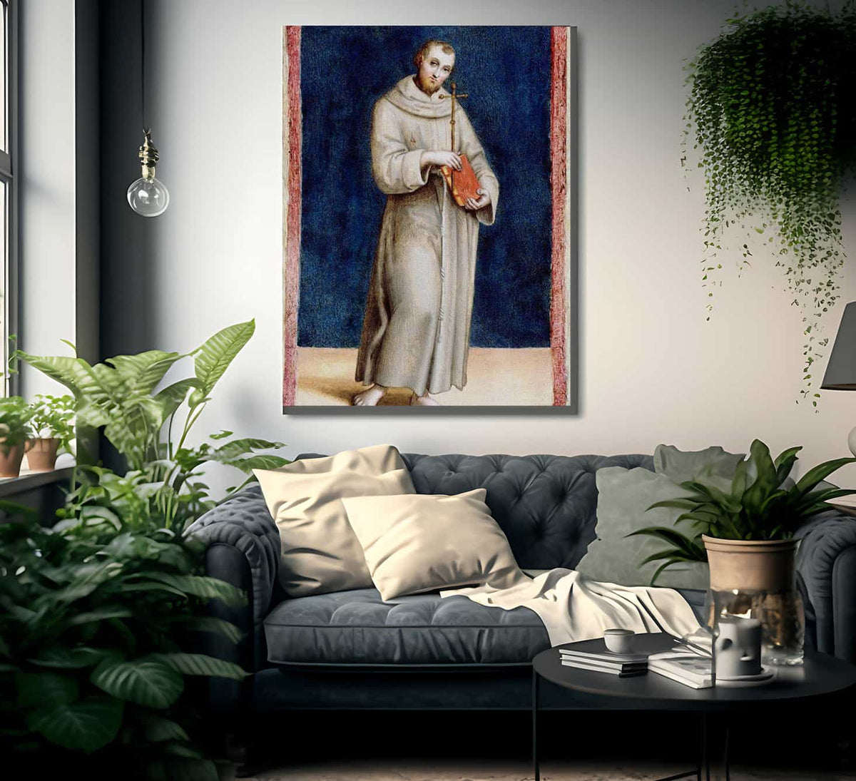 Saint Francis Of Assisi By Raphael Fine Art Print