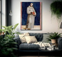 Saint Francis Of Assisi By Raphael Fine Art Print