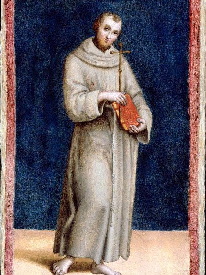 Saint Francis Of Assisi By Raphael Fine Art Print