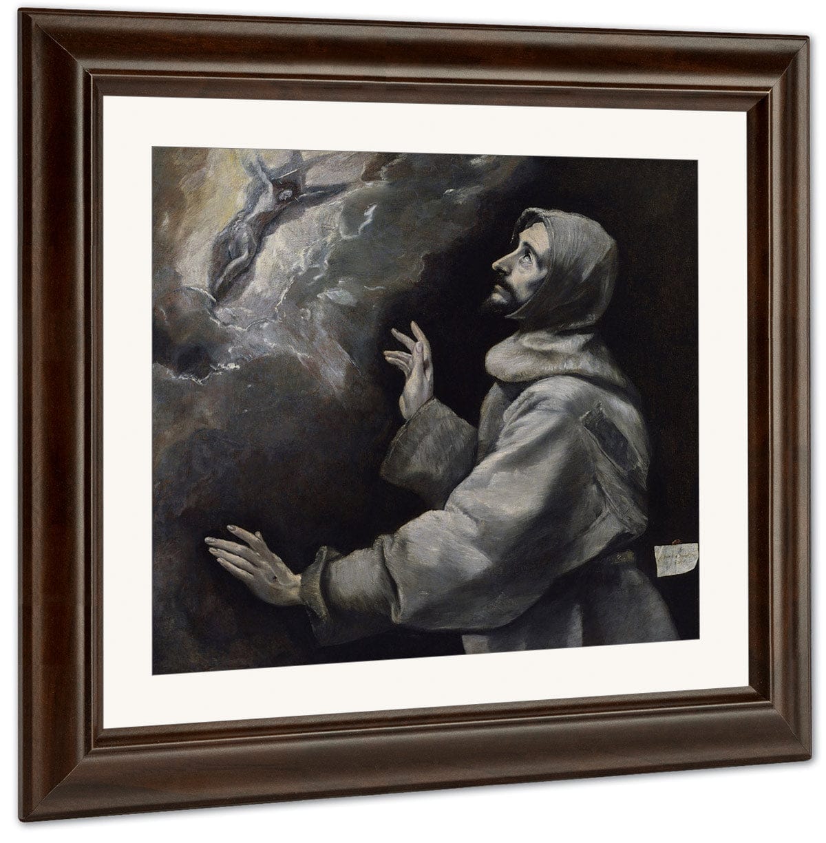Saint Francis Receiving The Stigmata By El Greco Fine Art Print