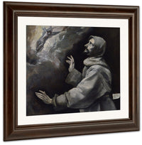 Saint Francis Receiving The Stigmata By El Greco Fine Art Print