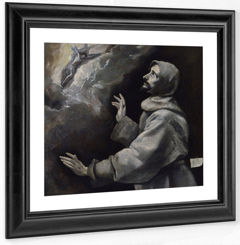 Saint Francis Receiving The Stigmata By El Greco Fine Art Print
