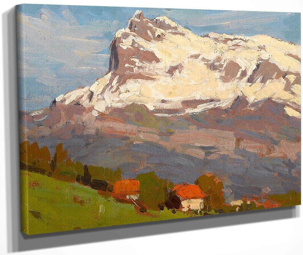 Saint Gervais, France By Edgar Payne Fine Art Print