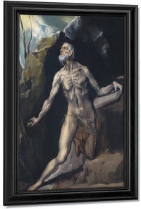 Saint Jerome By El Greco Fine Art Print