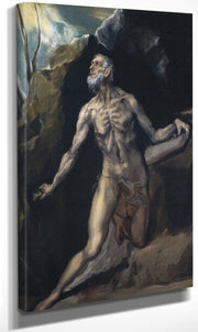 Saint Jerome By El Greco Fine Art Print