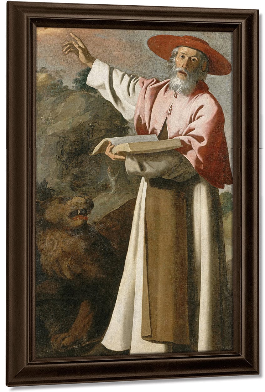 Saint Jerome By Francisco De Zurbaran Fine Art Print