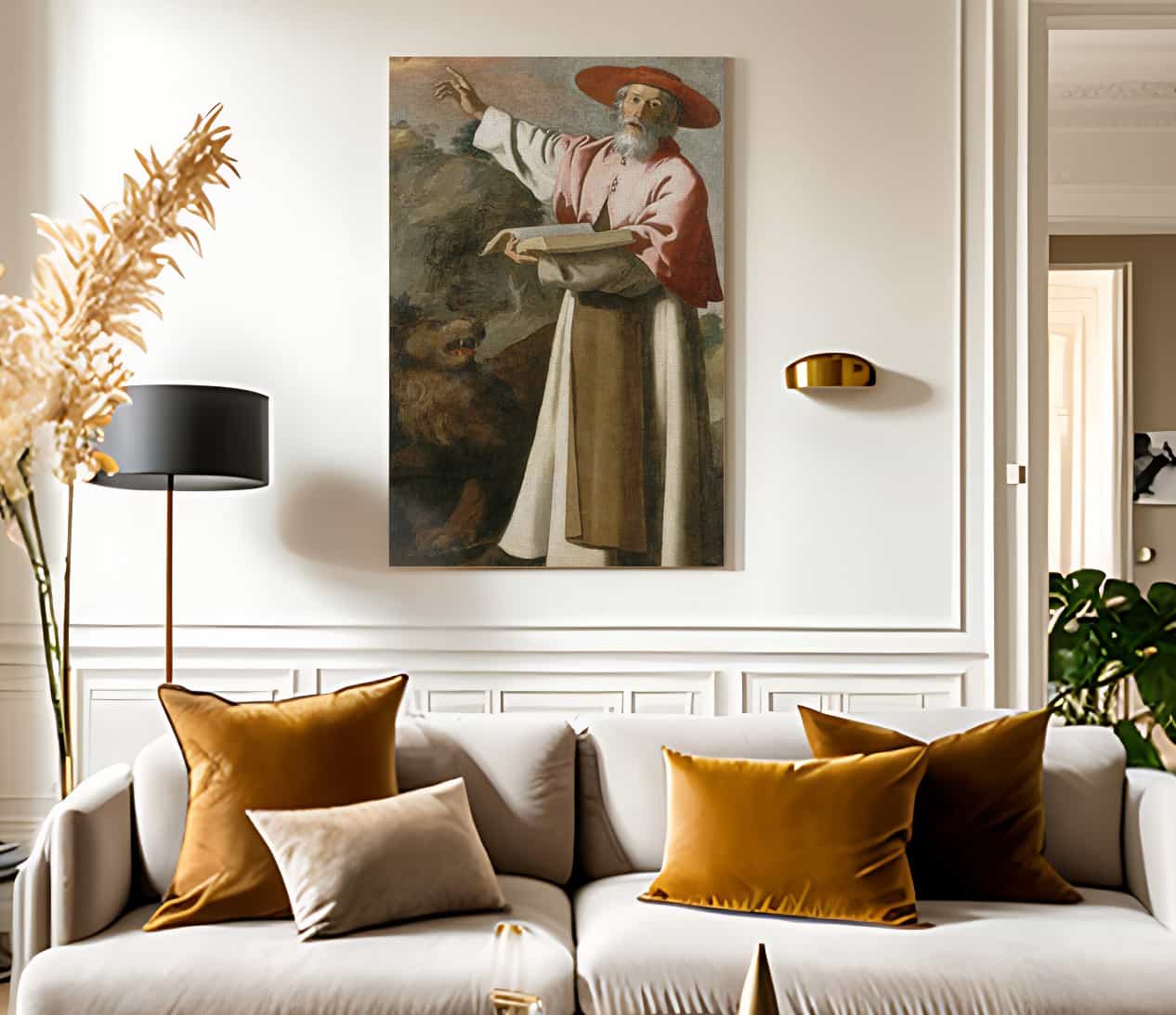 Saint Jerome By Francisco De Zurbaran Fine Art Print