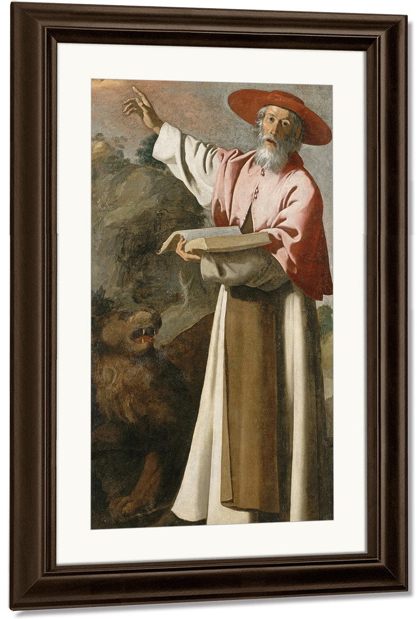 Saint Jerome By Francisco De Zurbaran Fine Art Print