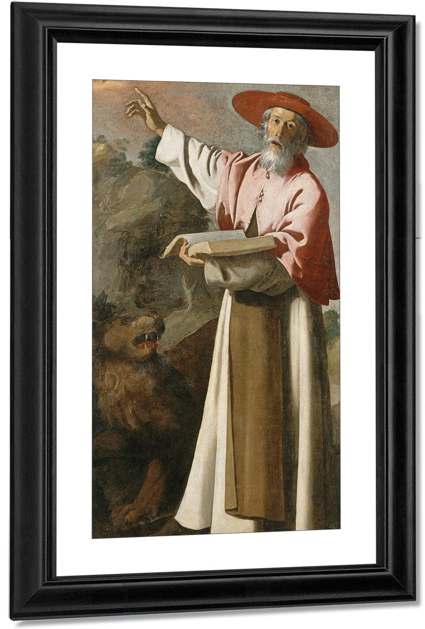 Saint Jerome By Francisco De Zurbaran Fine Art Print