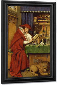 Saint Jerome In His Study By Jan Van Eyck Fine Art Print