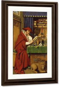 Saint Jerome In His Study By Jan Van Eyck Fine Art Print