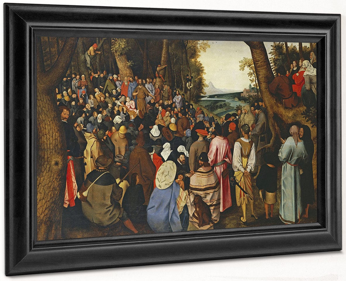 Saint John The Baptist Preaching By I Fine Art Print