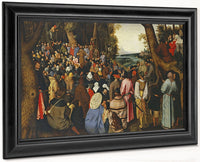 Saint John The Baptist Preaching By I Fine Art Print