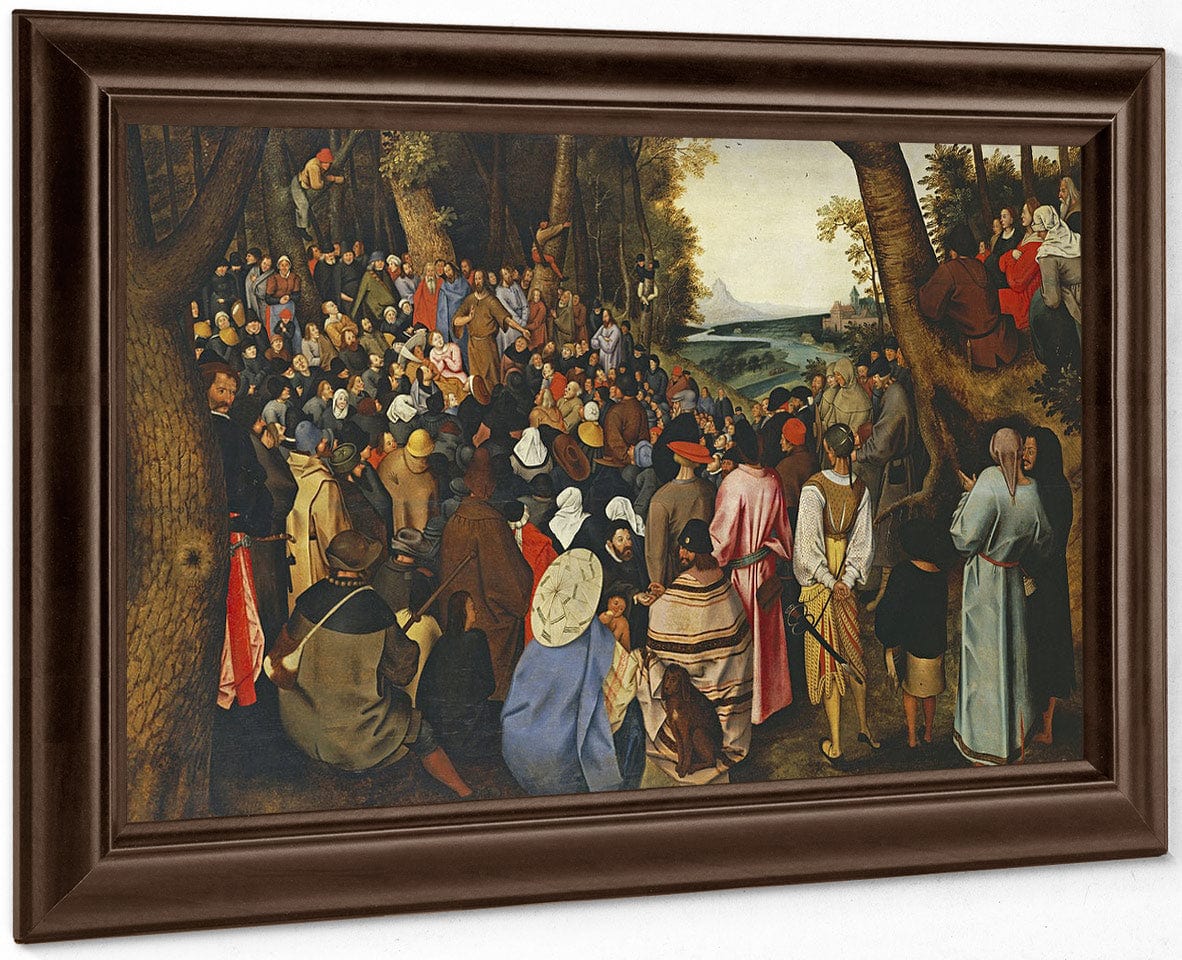 Saint John The Baptist Preaching By I Fine Art Print