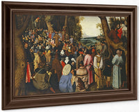 Saint John The Baptist Preaching By I Fine Art Print