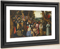 Saint John The Baptist Preaching By I Fine Art Print
