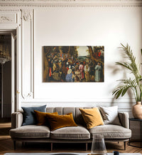 Saint John The Baptist Preaching By I Fine Art Print