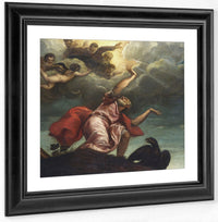 Saint John The Evangelist On Patmos By Titian Fine Art Print