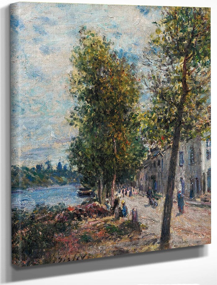 Saint Mammes 1879 By Alfred Sisley Fine Art Print