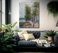 Saint Mammes 1879 By Alfred Sisley Fine Art Print