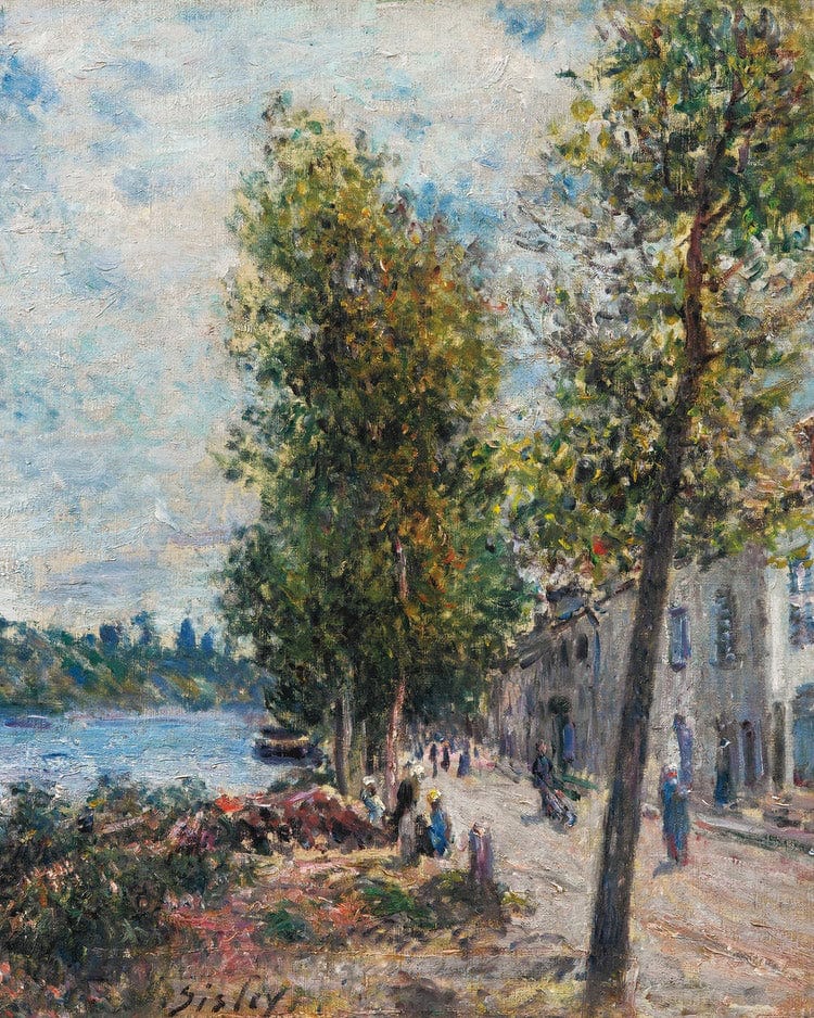 Saint Mammes 1879 By Alfred Sisley Fine Art Print