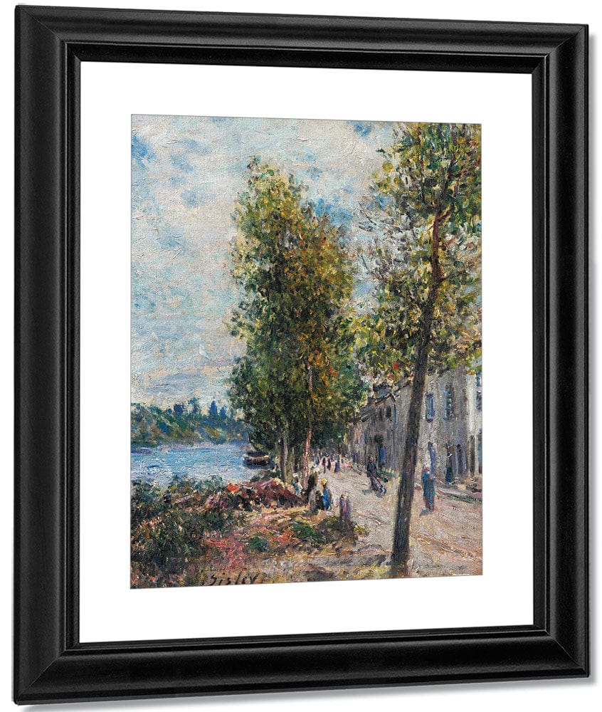 Saint Mammes 1879 By Alfred Sisley Fine Art Print