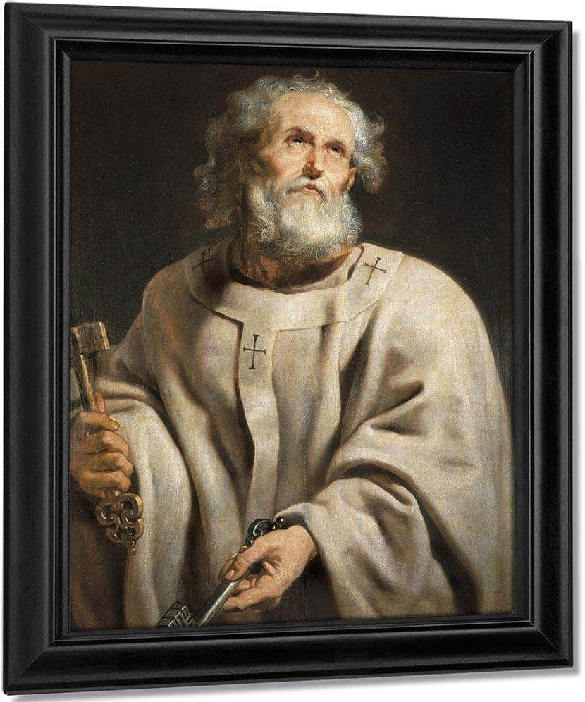 Saint Peter By Peter Paul Rubens Fine Art Print