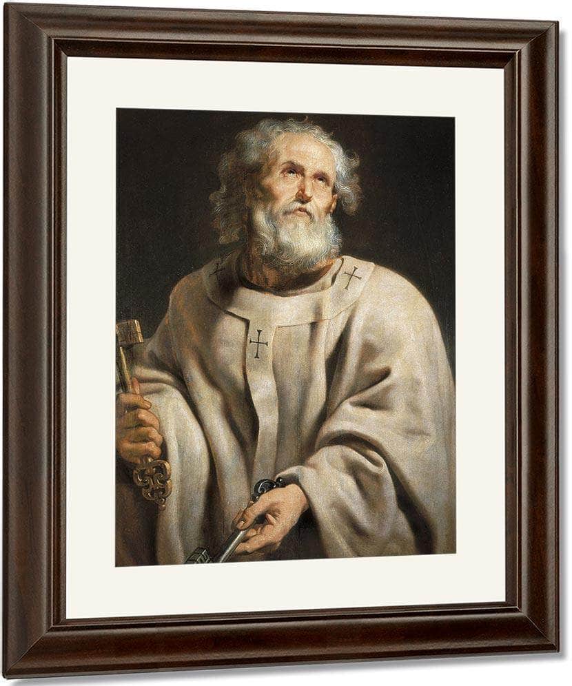 Saint Peter By Peter Paul Rubens Fine Art Print