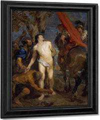 Saint Sebastian Bound For Martyrdom By Anthony Van Dyck Fine Art Print