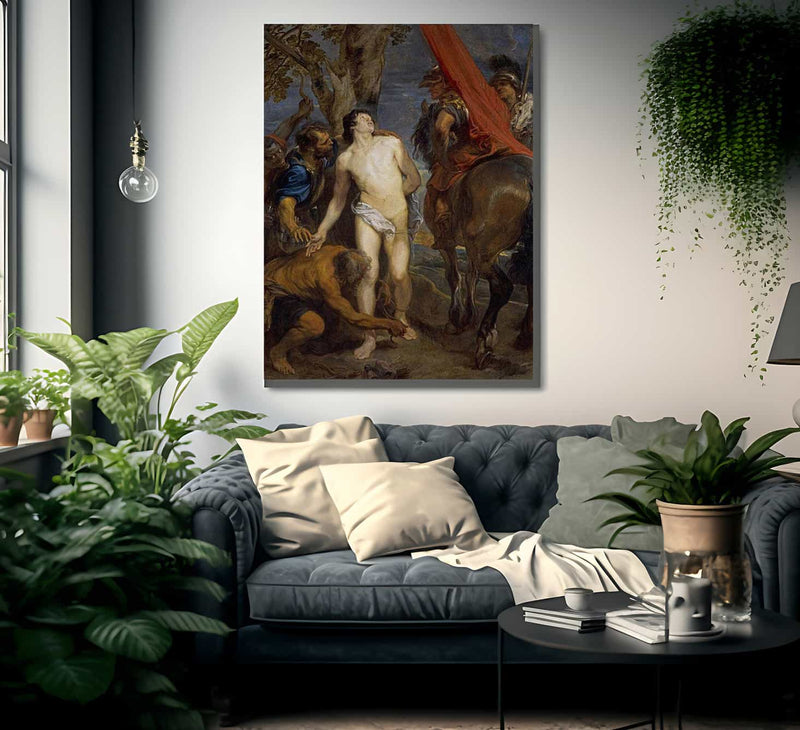 Saint Sebastian Bound For Martyrdom By Anthony Van Dyck Fine Art Print