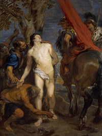 Saint Sebastian Bound For Martyrdom By Anthony Van Dyck Fine Art Print