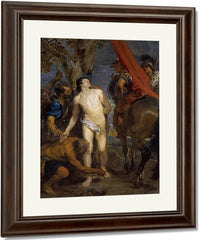 Saint Sebastian Bound For Martyrdom By Anthony Van Dyck Fine Art Print