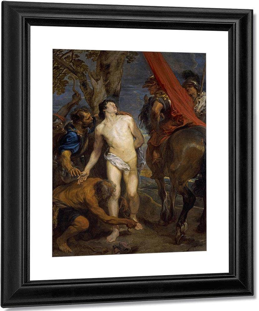 Saint Sebastian Bound For Martyrdom By Anthony Van Dyck Fine Art Print