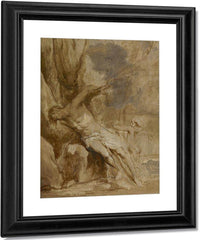 Saint Sebastian Tended By An Angel By Anthony Van Dyck Fine Art Print