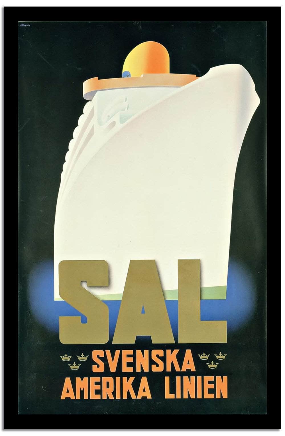 Sal  Vintage Poster Fine Art Print