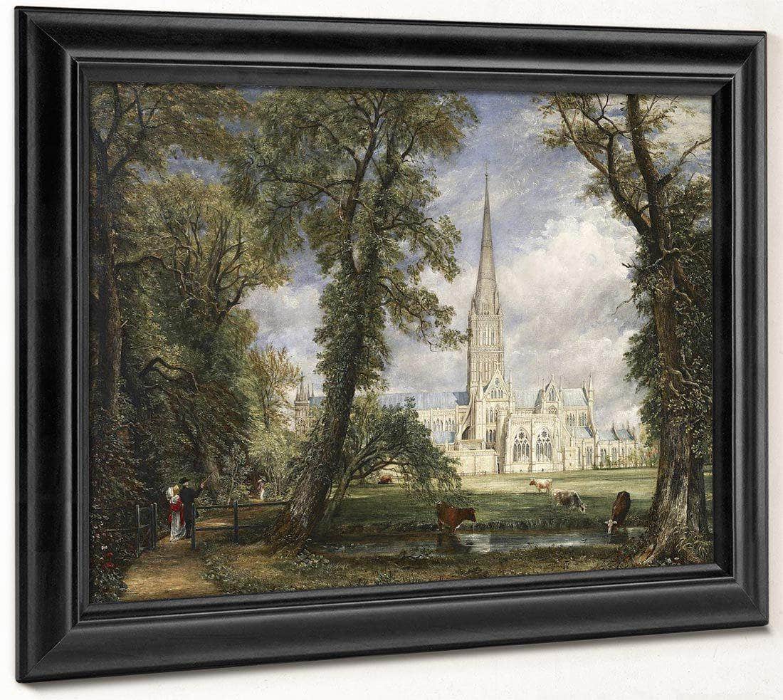 Salisbury Cathedral From The Bishop's Garden By John Constable Fine Art Print