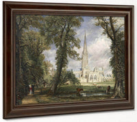 Salisbury Cathedral From The Bishop's Garden By John Constable Fine Art Print