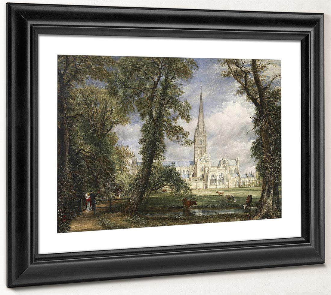 Salisbury Cathedral From The Bishop's Garden By John Constable Fine Art Print