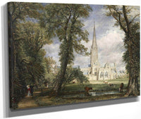 Salisbury Cathedral From The Bishop's Garden By John Constable Fine Art Print