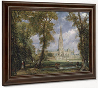Salisbury Cathedral From The Bishops Garden John Constablescaled Down Upload Tmp By John Constable Fine Art Print