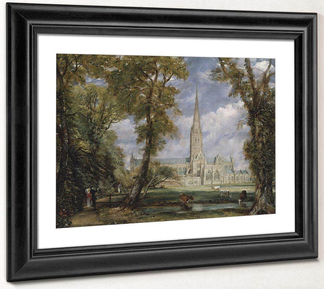 Salisbury Cathedral From The Bishops Garden John Constablescaled Down Upload Tmp By John Constable Fine Art Print