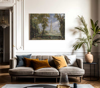 Salisbury Cathedral From The Bishops Garden John Constablescaled Down Upload Tmp By John Constable Fine Art Print