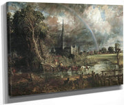 Salisbury Cathedral From The Meadows By John Constable Fine Art Print