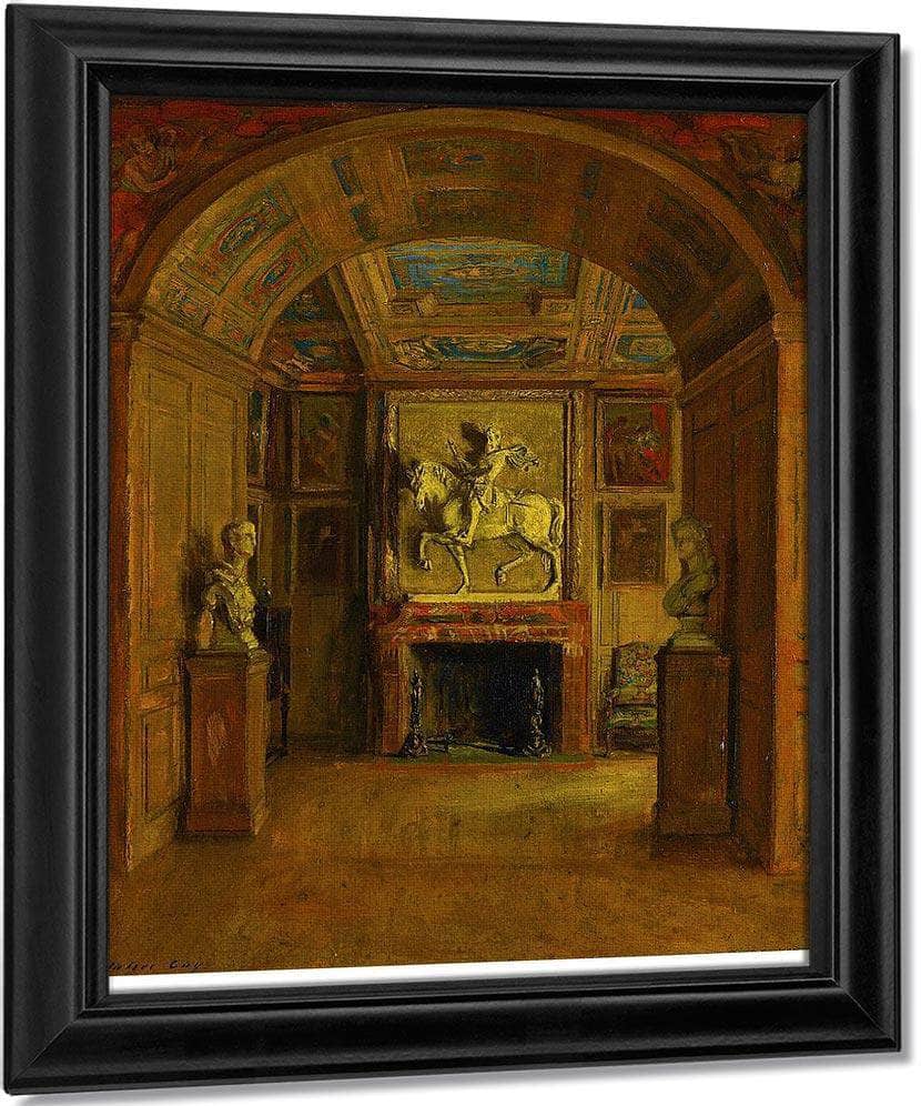 Salle Henri Iv, Palais De Fontainebleau By Walter Gay Fine Art Print