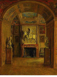 Salle Henri Iv, Palais De Fontainebleau By Walter Gay Fine Art Print
