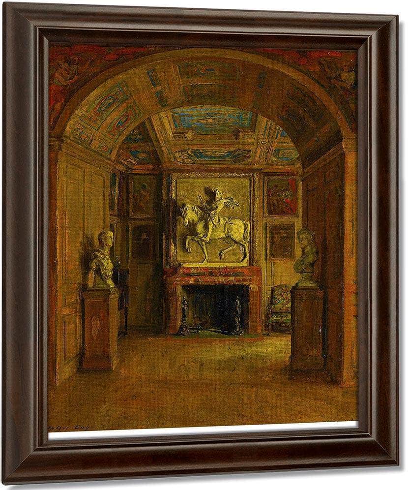 Salle Henri Iv, Palais De Fontainebleau By Walter Gay Fine Art Print