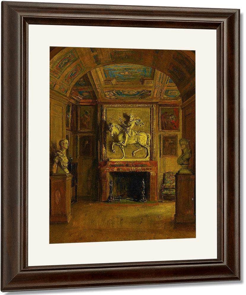 Salle Henri Iv, Palais De Fontainebleau By Walter Gay Fine Art Print